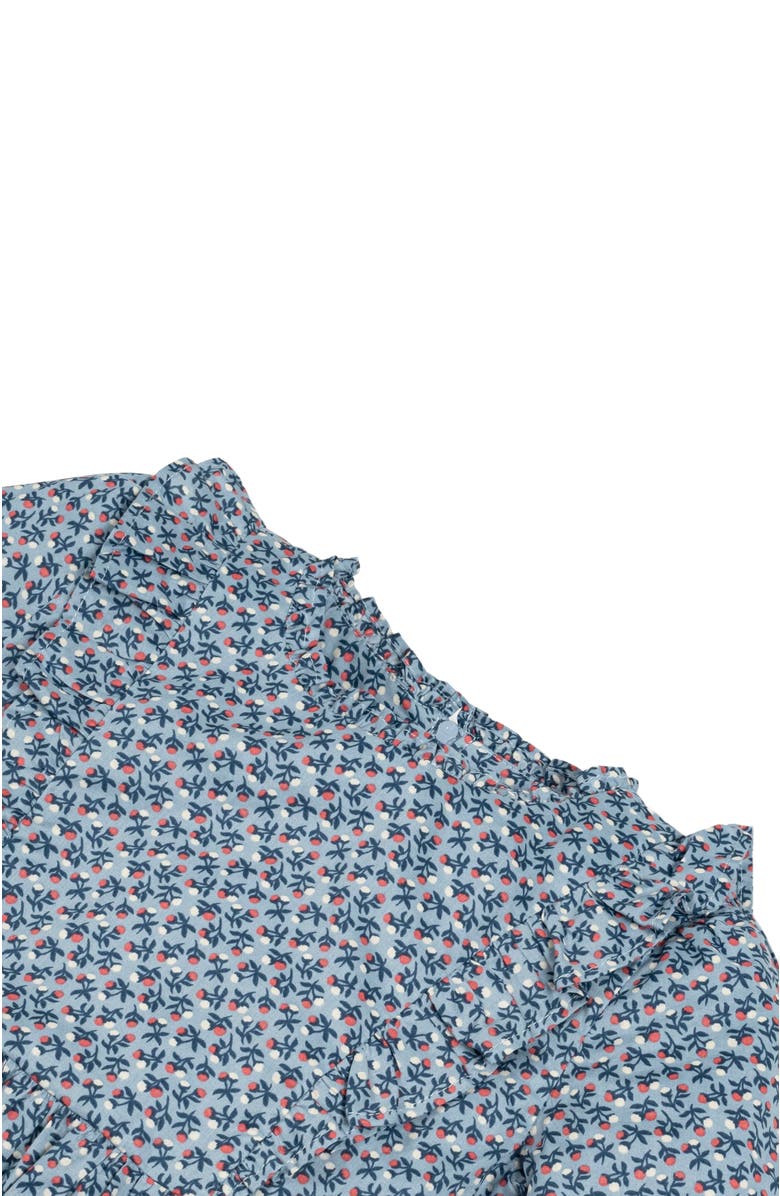 Hope & Henry Baby Girls' Organic Ruffle Trim Dress, Infant, Alternate, color,