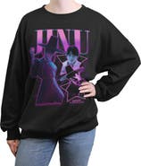 KPop Demon Hunters Junior's KPop Demon Hunters Jinu Saja Collage Stars  Sweatshirt