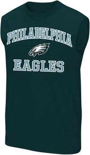 FANATICS Men's Fanatics  Midnight Green Philadelphia Eagles Big & Tall Hart & Soul Muscle Tank Top