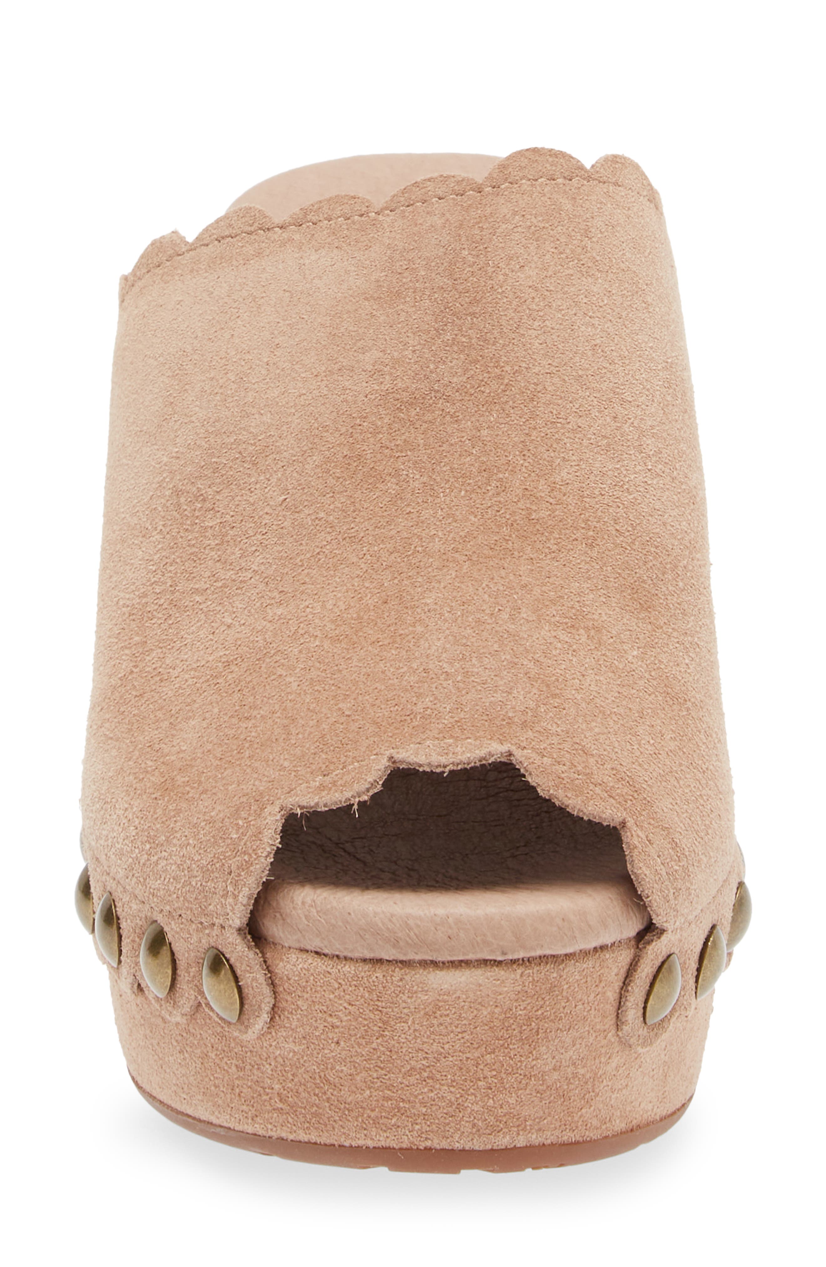 Chocolat Blu Genessis Platform Sandal, Alternate, color, Latte Suede