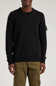 Stone Island Crewneck Wool Blend Sweater