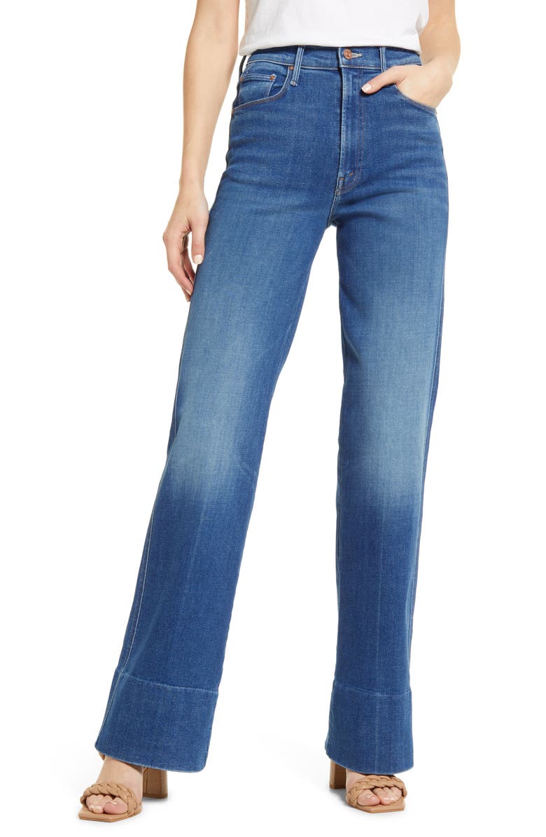 MOTHER The Tunnel Vision High Waist Wide Leg Jeans, Main, color, Briefly Gorgeous