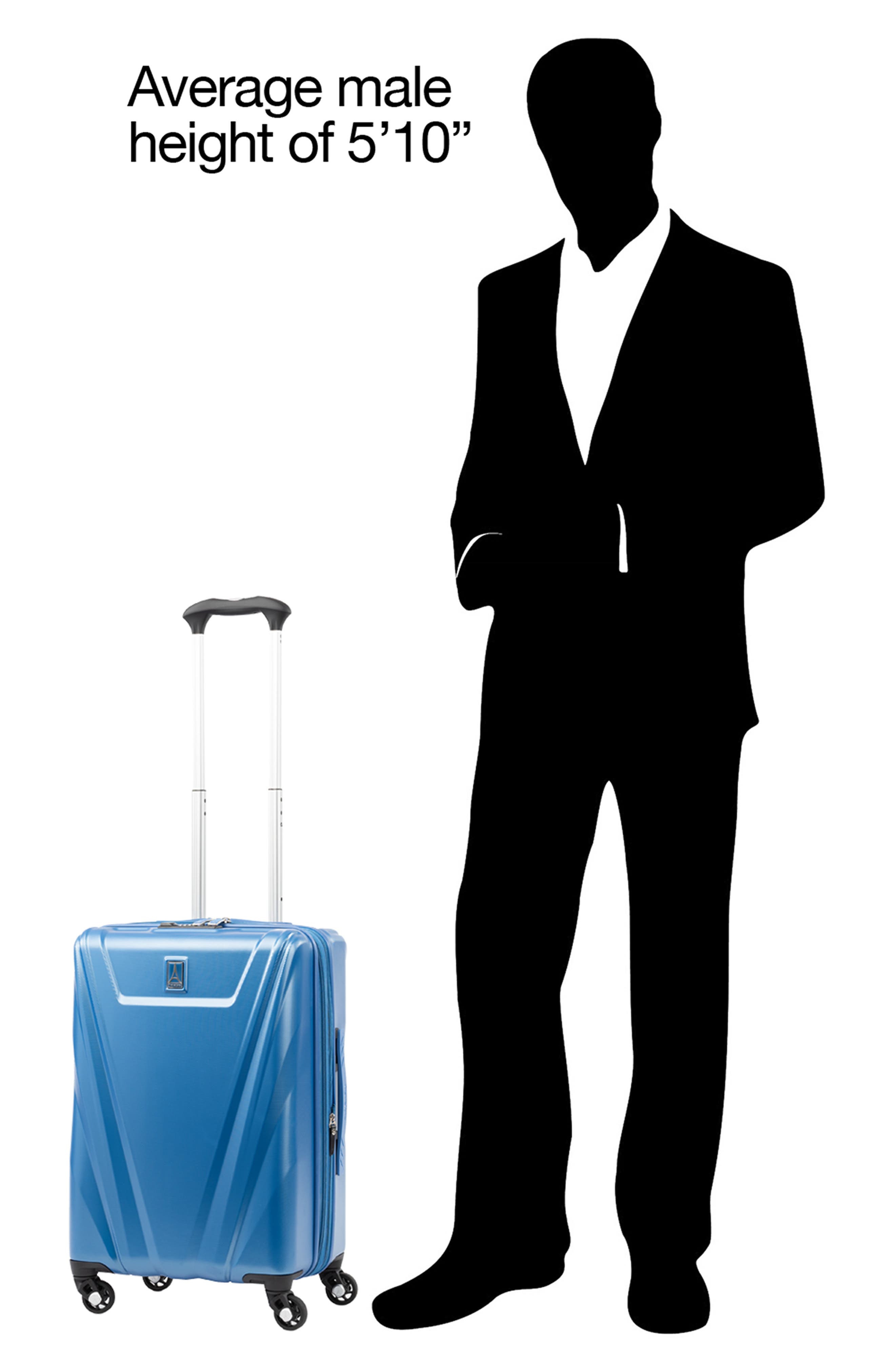 TRAVELPRO Maxlite<sup>®</sup> 5 21-Inch Hardside Expandable Carry-On Spinner, Alternate, color, Azure Blue
