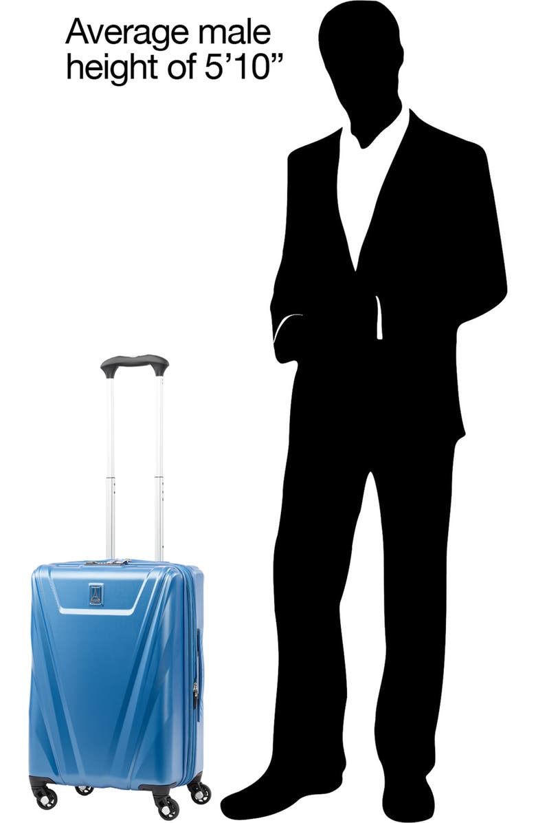 TRAVELPRO Maxlite<sup>®</sup> 5 21-Inch Hardside Expandable Carry-On Spinner, Alternate, color, Azure Blue