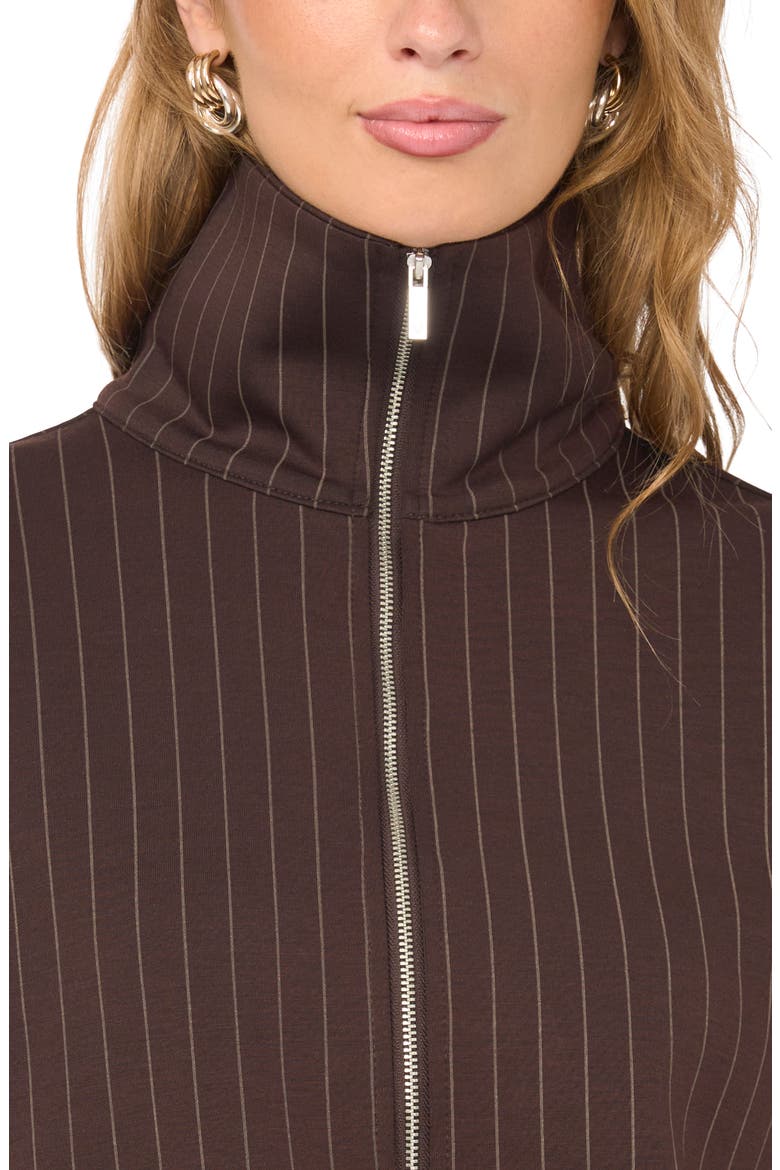 Zip Up Sweatshirt, Alternate, color, RICH CHOCOLATE
