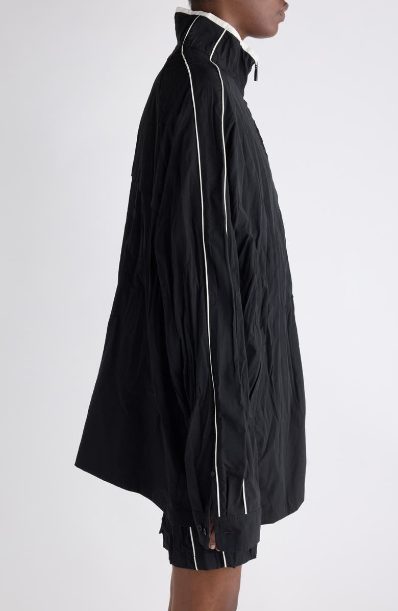 Balenciaga Oversize Track Jacket, Alternate, color, 1000 Black