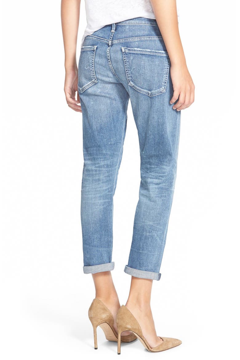 'Emerson' Slim Boyfriend Jeans, Alternate, color, AURA