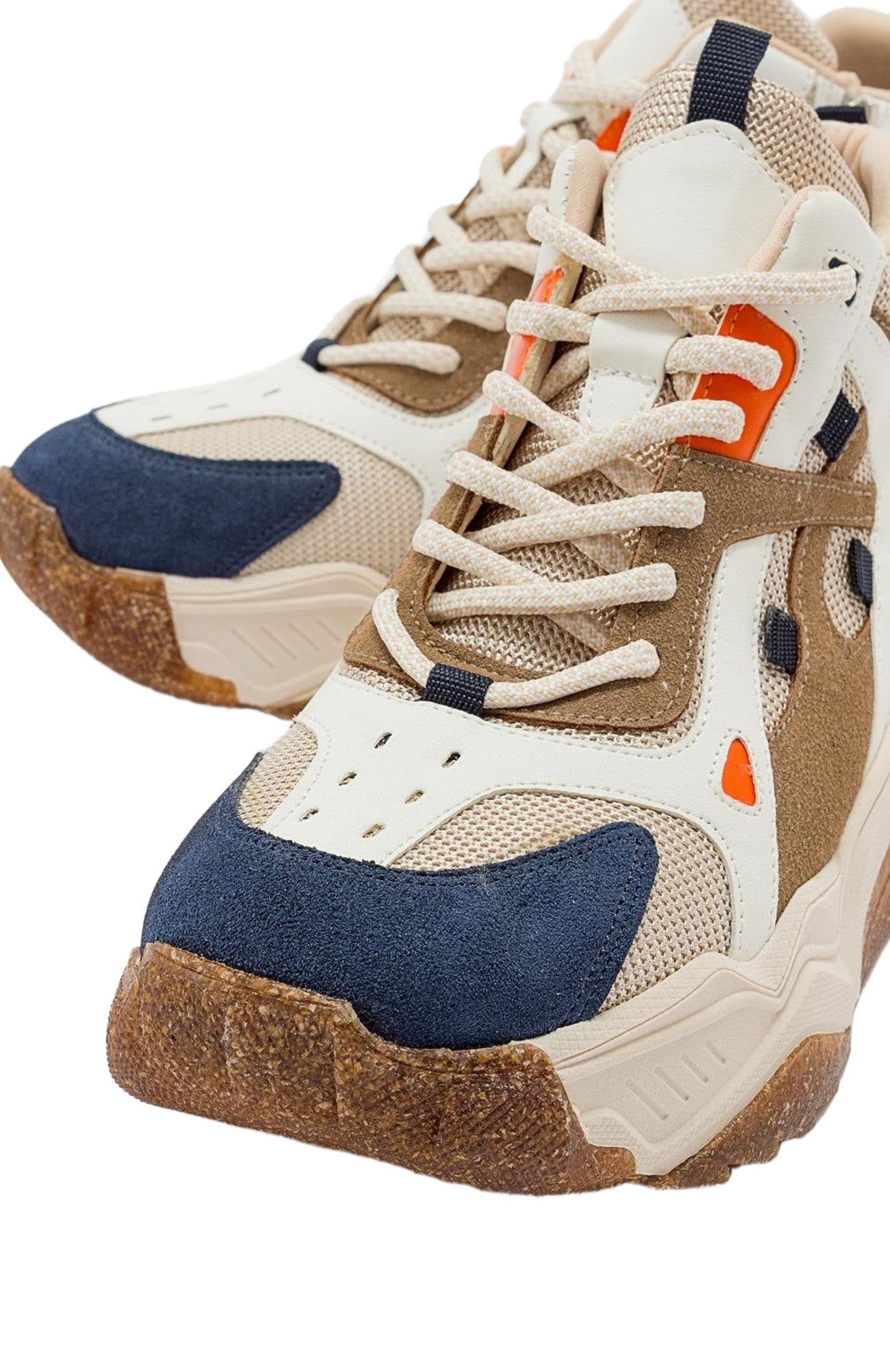 Lowel Sneaker Boot, Alternate, color, Navy Faux Leather