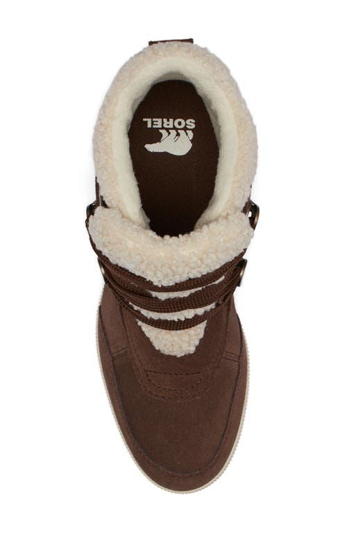 Sorel Out N About Faux Shearling Bootie In Brown