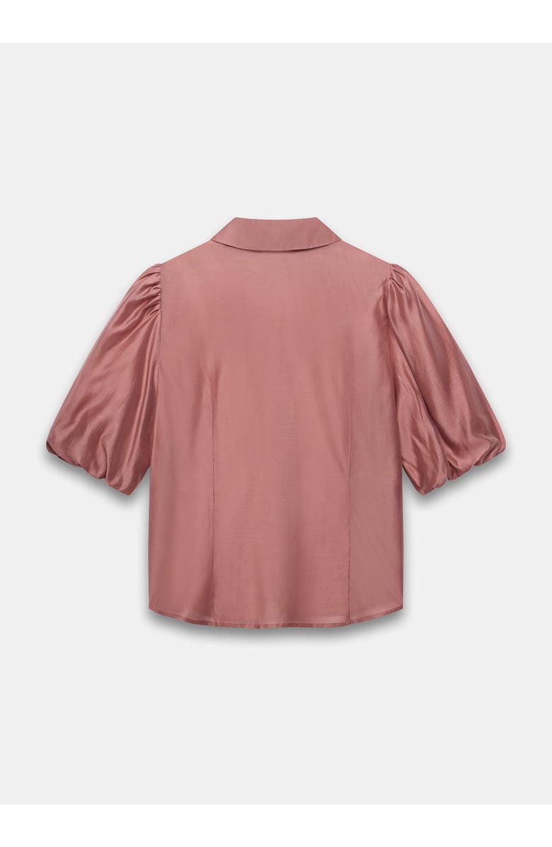 MINT VELVET Puff Sleeve Shirt with Cutouts, Alternate, color, Pink