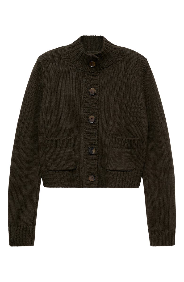 MANGO Patch Pocket Cardigan, Main, color,