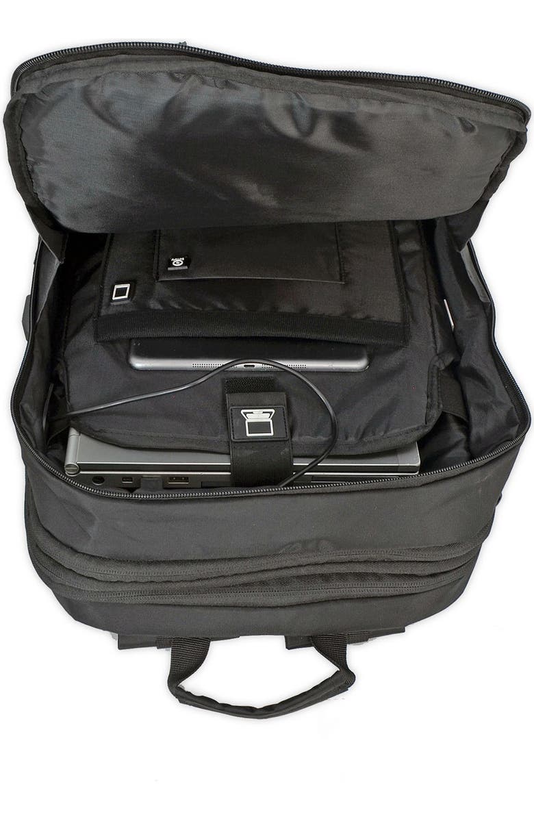 Duchamp Getaway Carry-On Backpack Suitcase, Alternate, color, Black