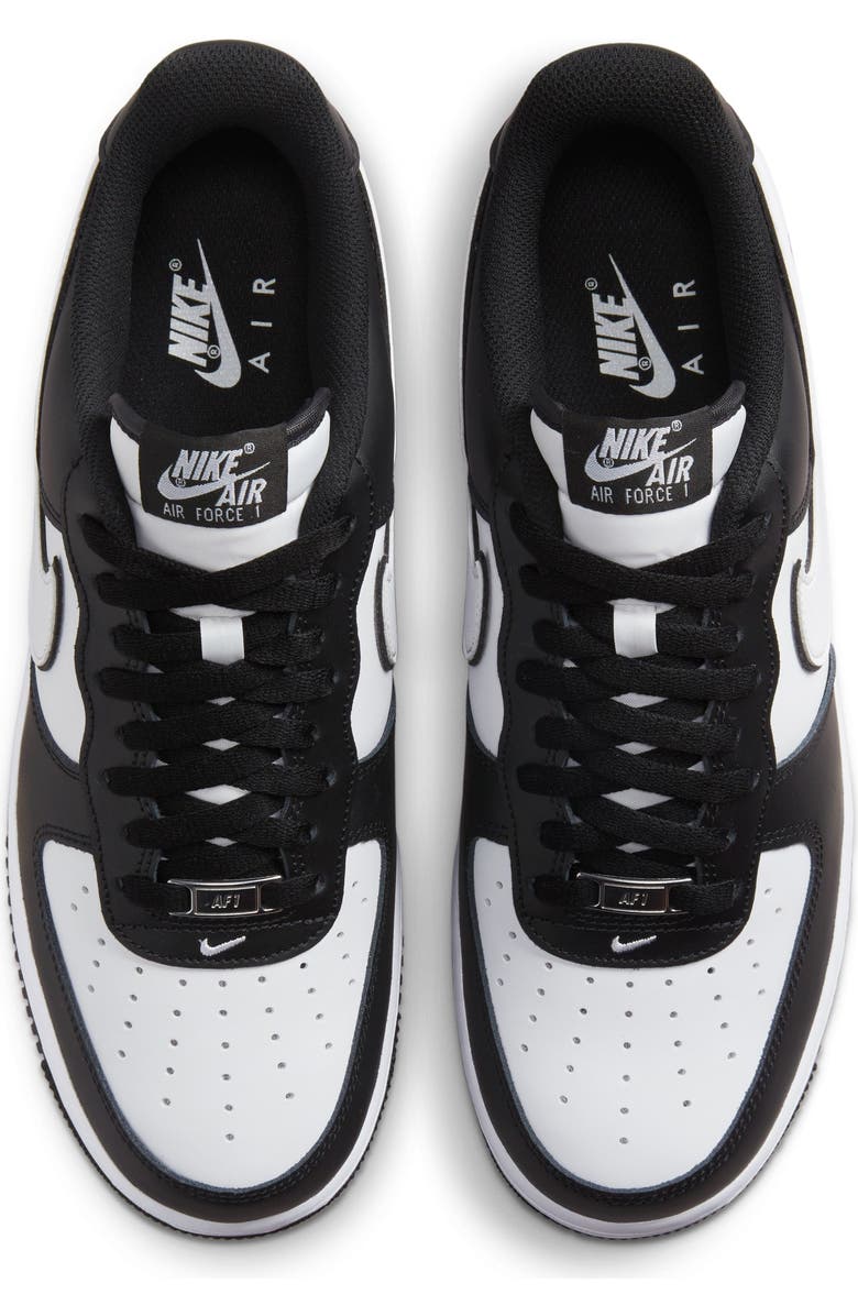 Nike Air Force 1 '07 Sneaker, Alternate, color, Black/ White/ Black