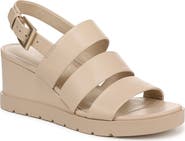 Vince Rochel Slingback Platform Wedge Sandal