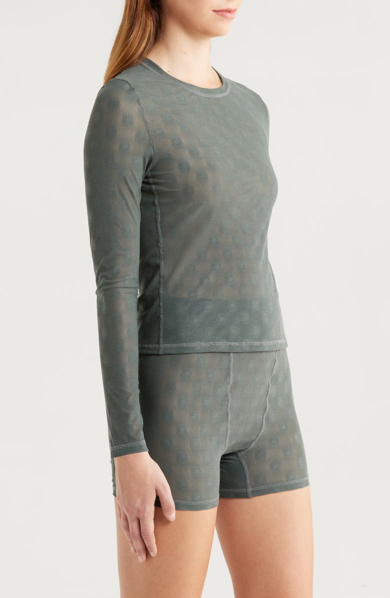 UGG<sup>®</sup> Taliah Mesh Long Sleeve Lounge T-Shirt, Alternate, color, 