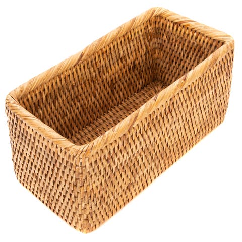 Artifacts Rattan Rectangular Everything Basket