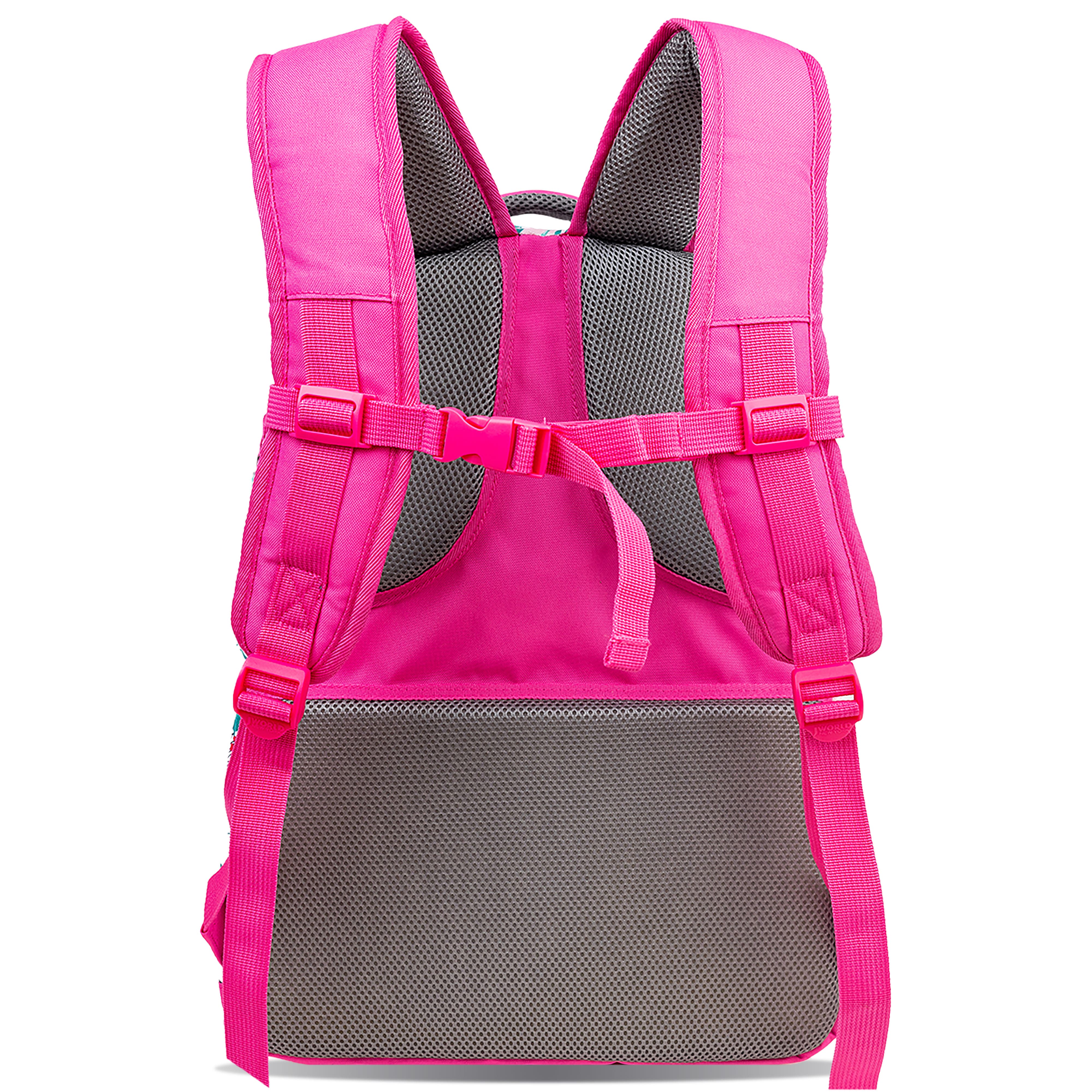 Atom Laptop School Backpack, Alternate, color, Palm leaves