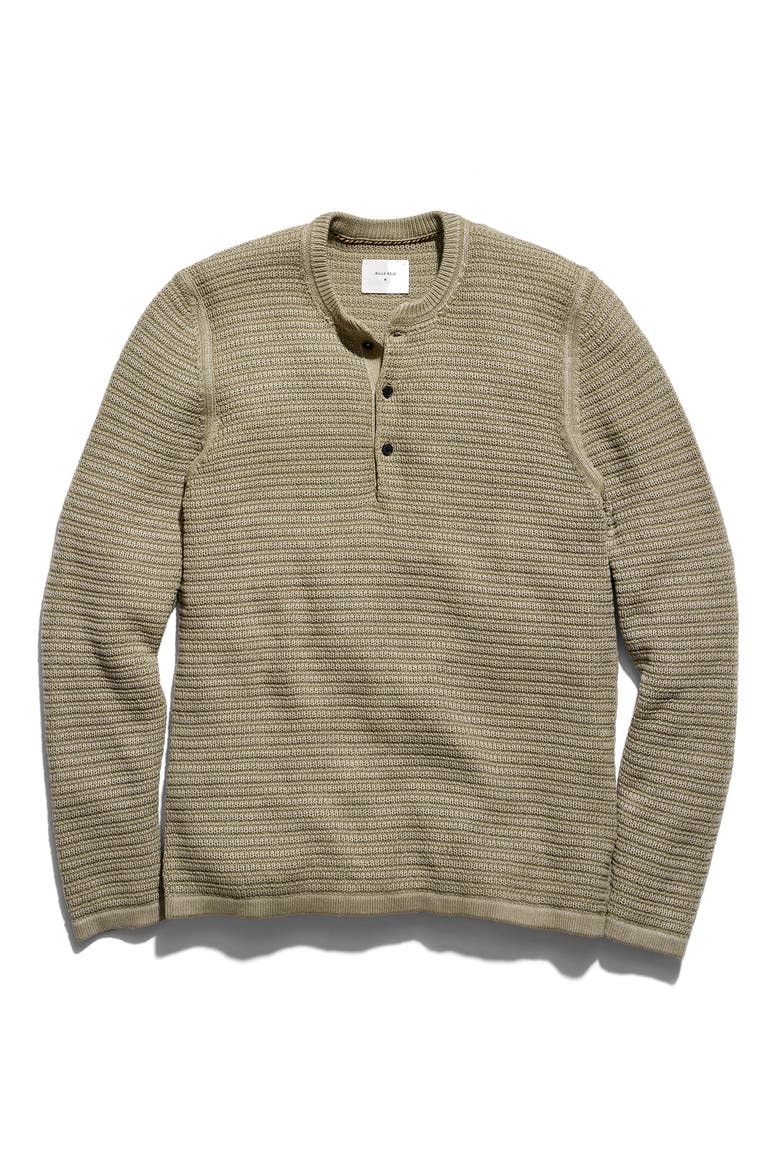 Garment Dyed Links Henley Sweater, Main, color, SILVER SAGE