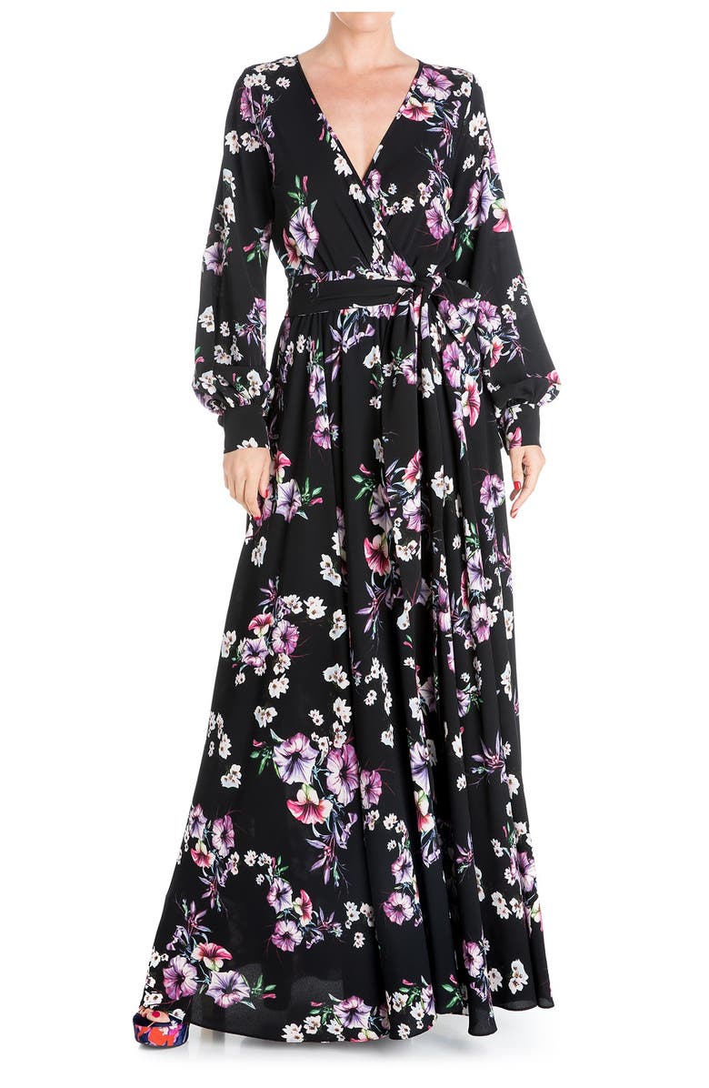 MEGHAN LA Lilypad Floral Maxi Dress, Main, color,