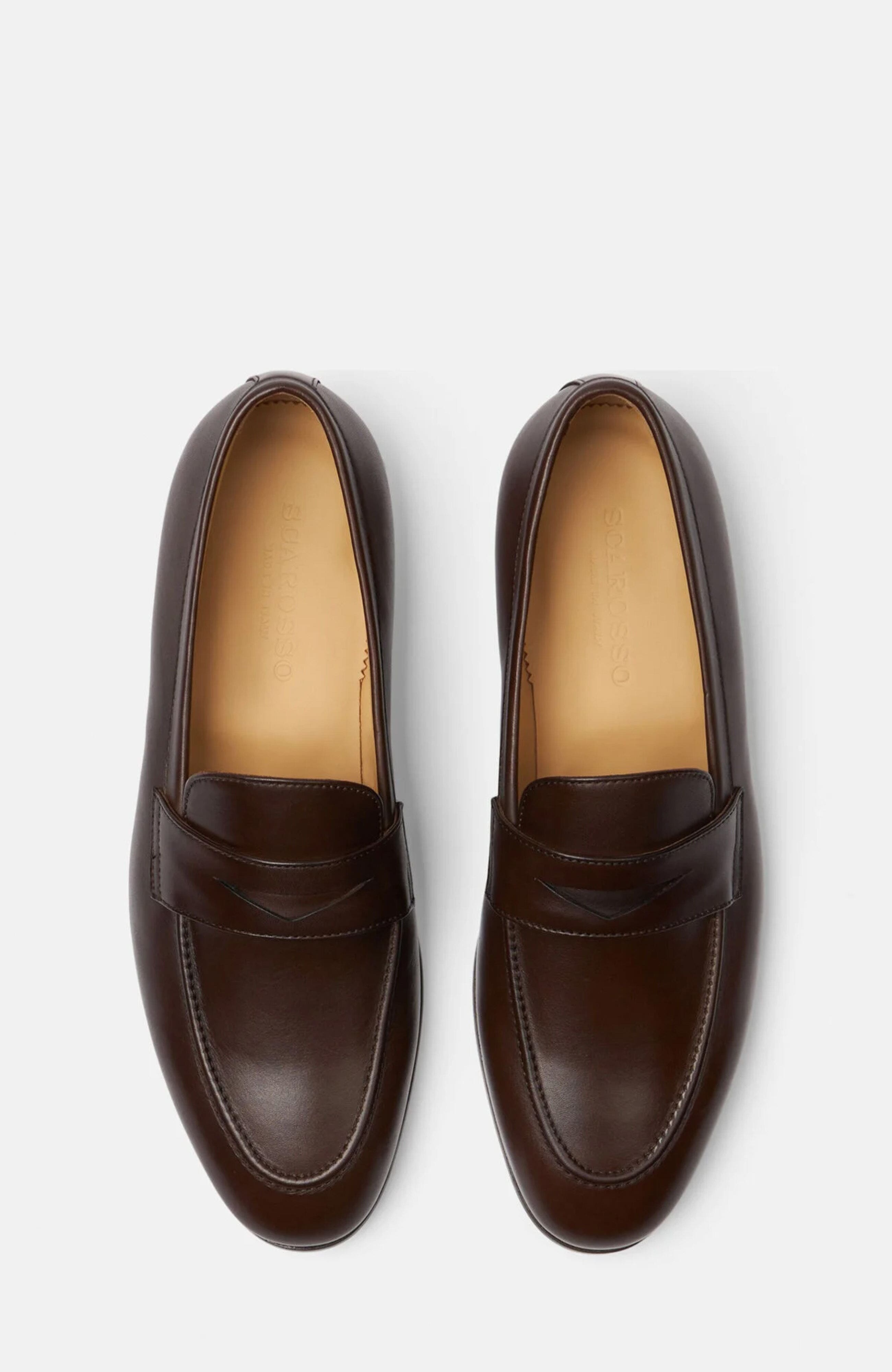 Marzio Loafers, Alternate, color, Brown - Calf Leather