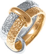 Lucy Quartermaine Multi Finish Double Hula Joined Ring