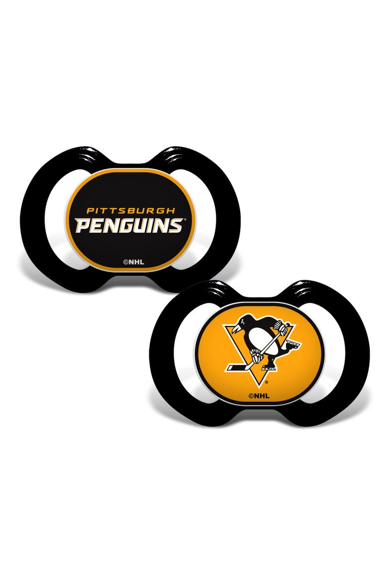 Pittsburgh Penguins Pacifier 2-Pack, Main, color, Multicolor