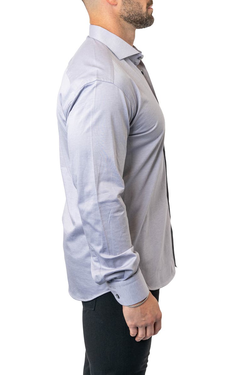 Maceoo Einstein Stone Egyptian Cotton Button-Up Shirt, Alternate, color, 