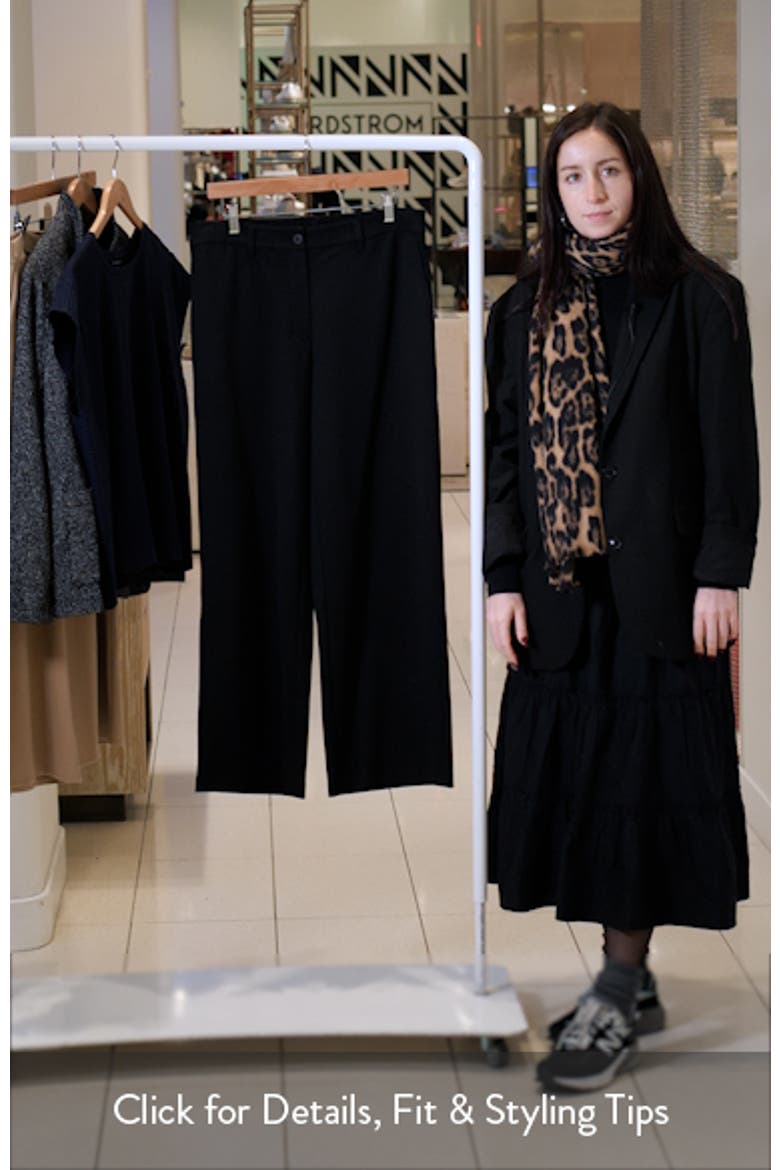 Washable Flex Ponte Wide Leg Pants video