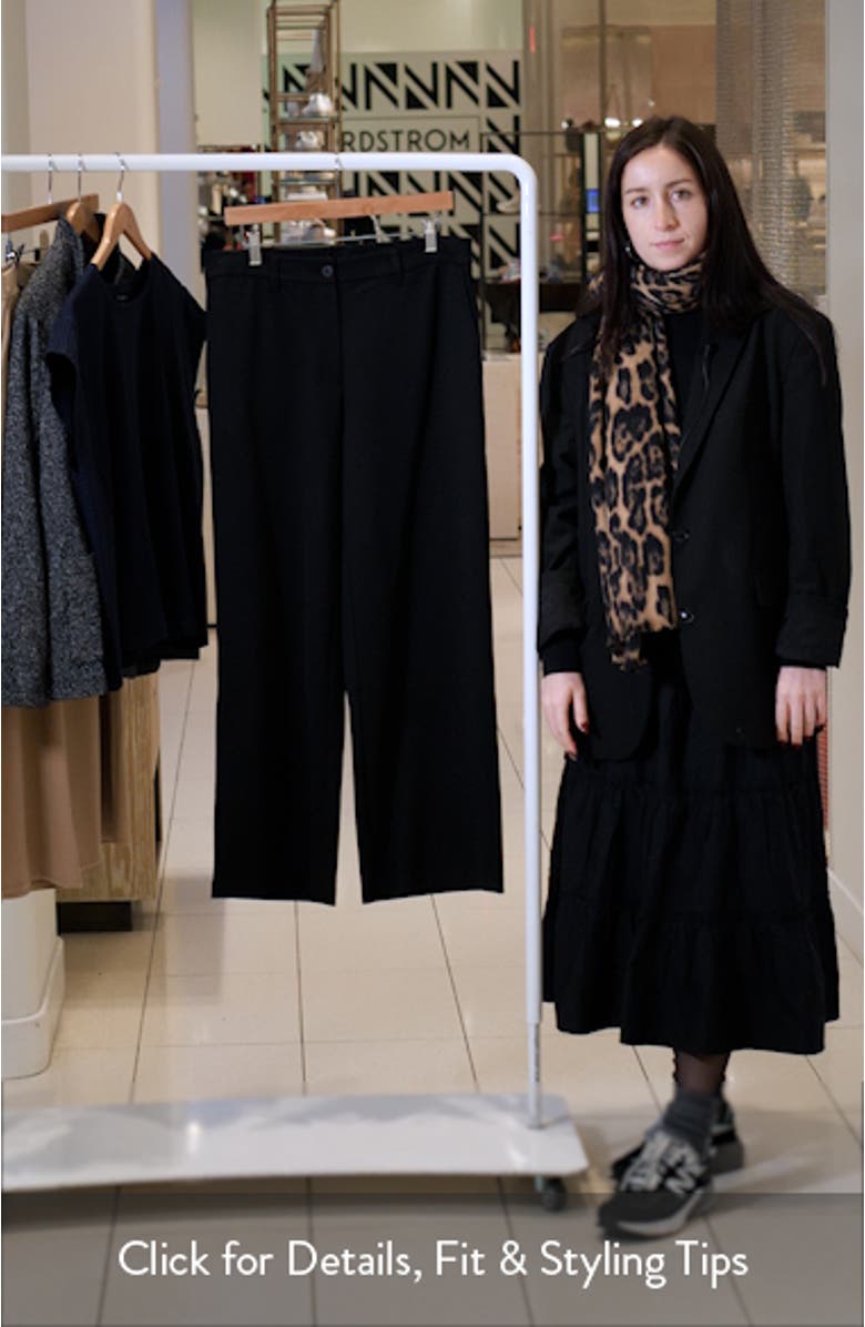 Washable Flex Ponte Wide Leg Pants, sales video thumbnail