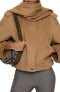 Burberry Detachable Scarf Cashmere Jacket