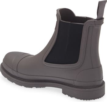 Amazon.com | Hunter Commando Chelsea Boot Black 5 M | Rain
