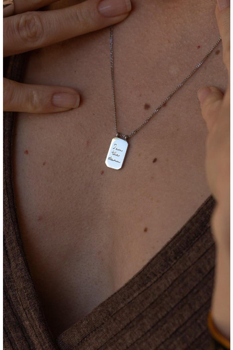 I Am The Storm - Necklace, Alternate, color, Silver