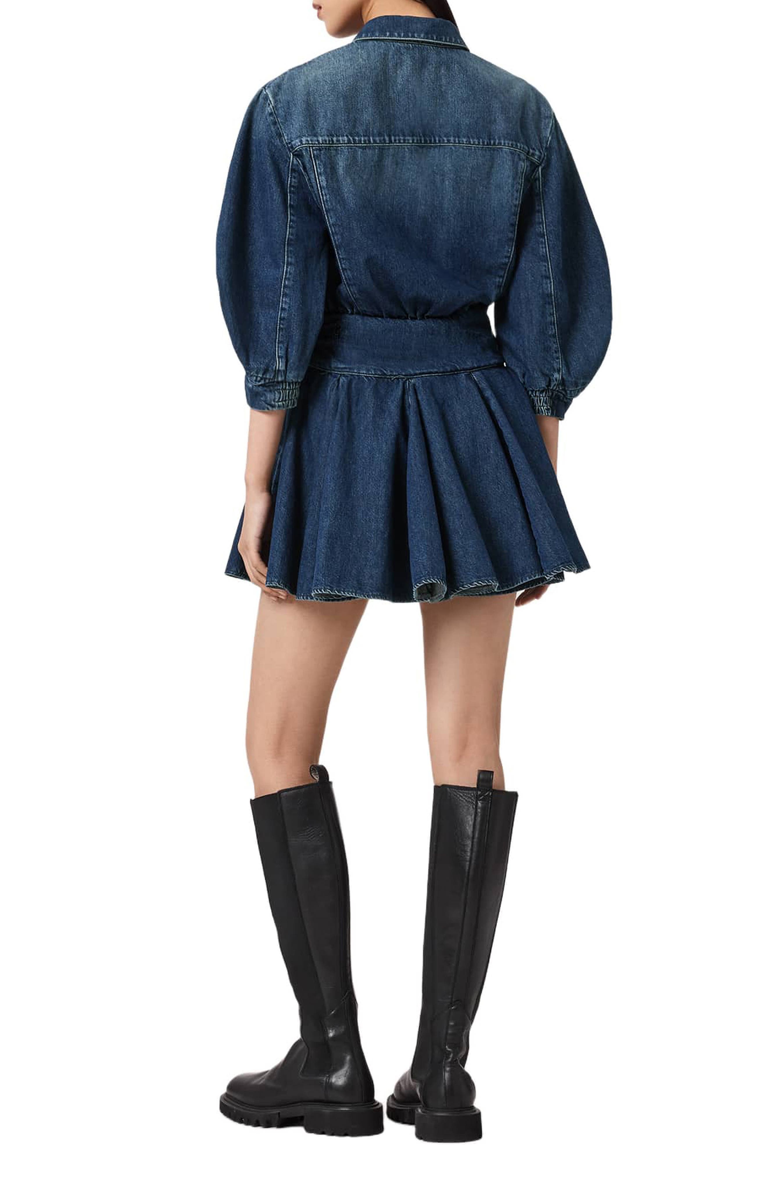 Arlo Denim Minidress - image 2