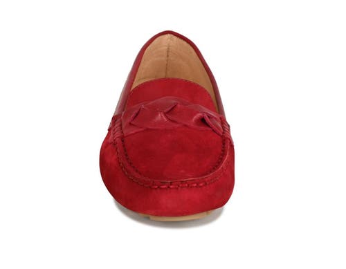 Joan Oloff Shoes Piper Leather Driving Loafer In Multi