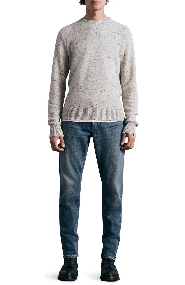 rag & bone Harlow Donegal Wool & Cashmere Sweater, Alternate, color, 