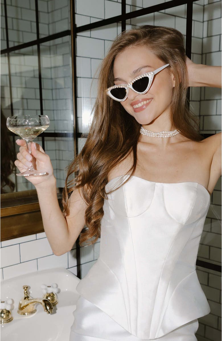 Untamed Petals Celeste Mini Dress, Alternate, color, Ivory