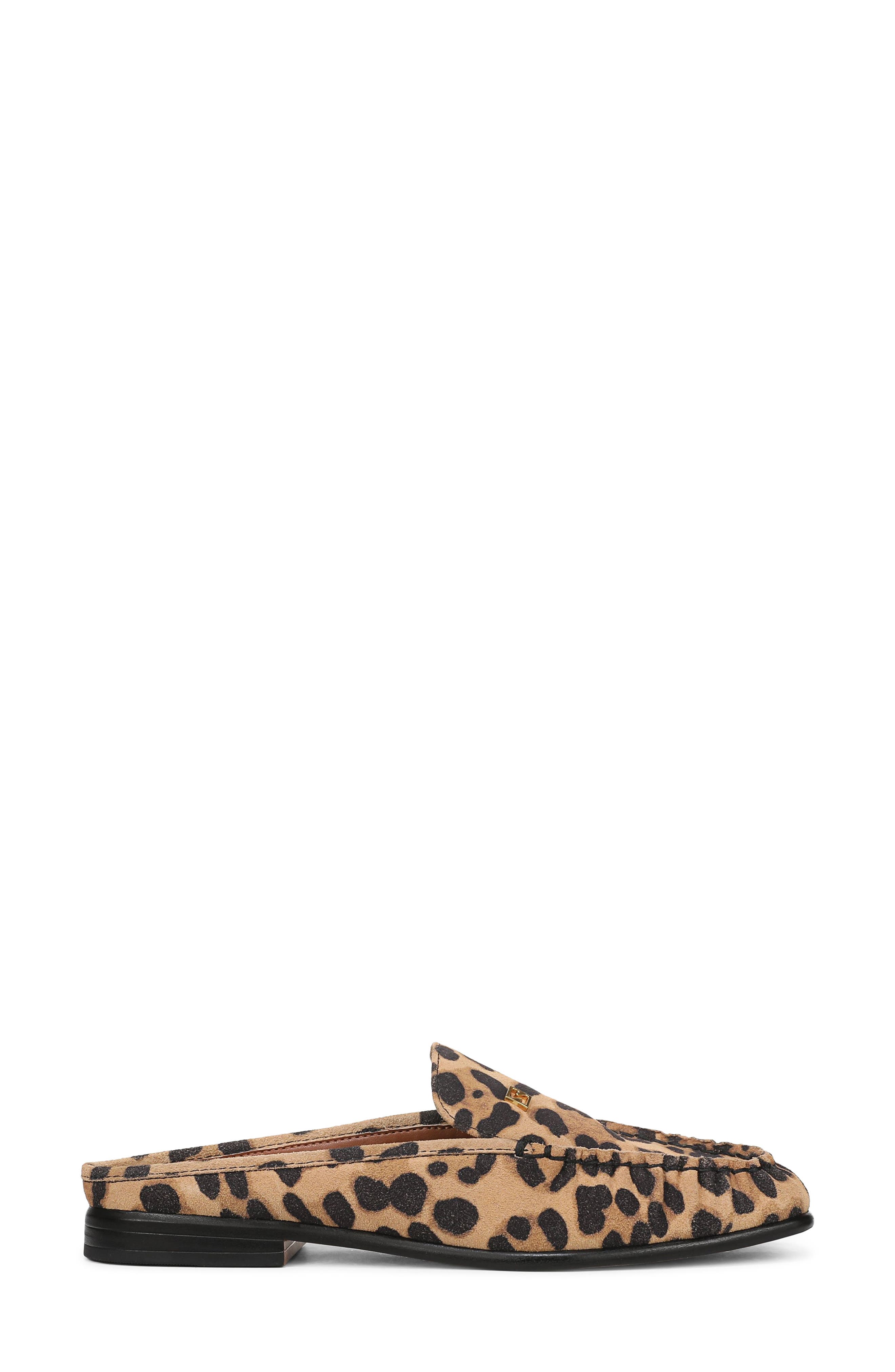 Lainey Croc Embossed Leather Mule, Alternate, color, BROWN