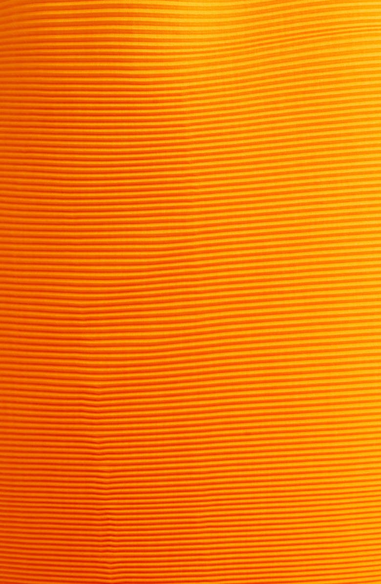 MELITTA BAUMEISTER Flowy Ripple Plissé Dress, Alternate, color, Orange