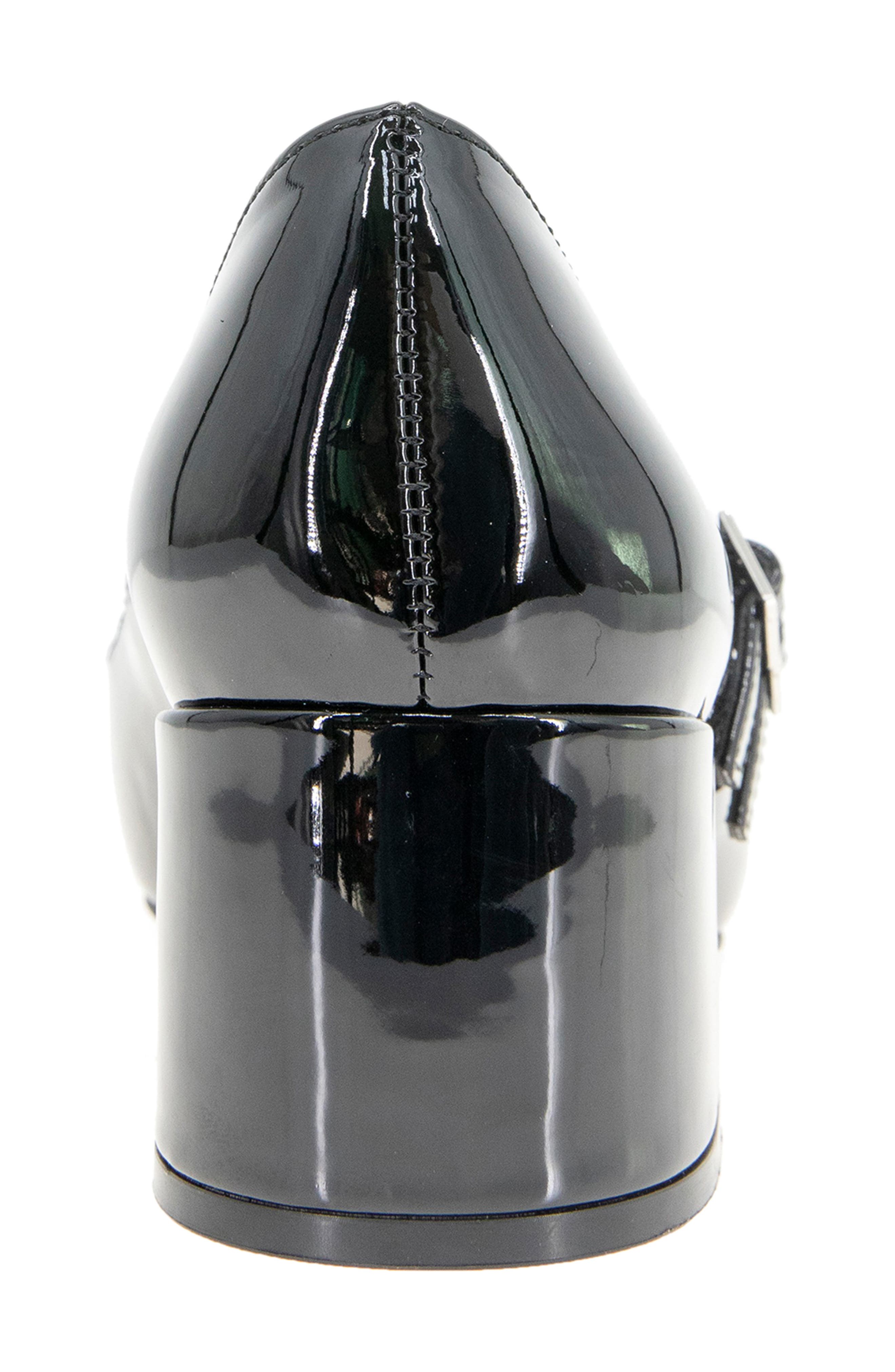 Reaction Kenneth Cole Leeann Studded Mary Jane Pump, Alternate, color, Black Patent