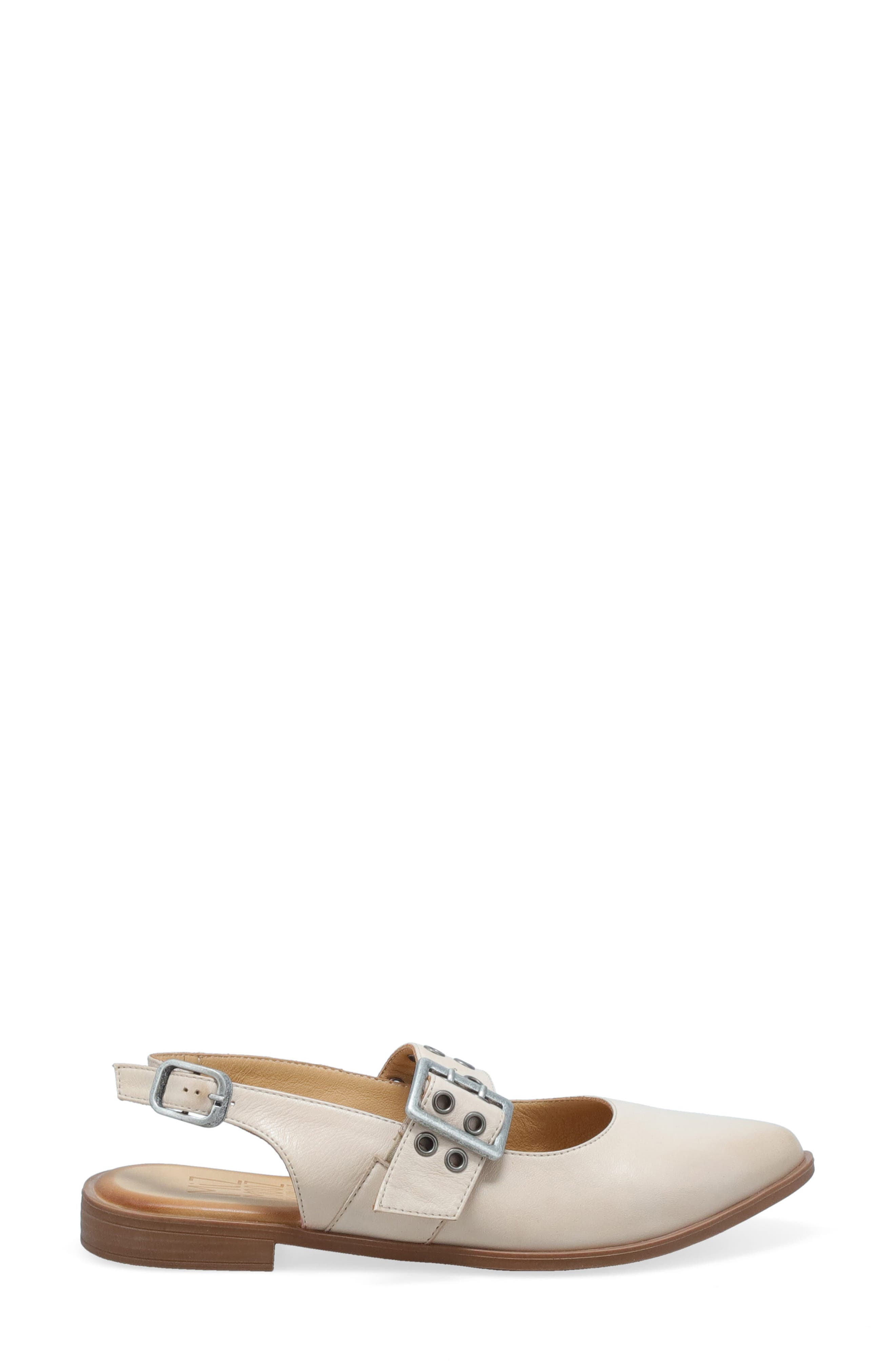 Freya Slingback Pointed Toe Mary Jane, Alternate, color, LATTE
