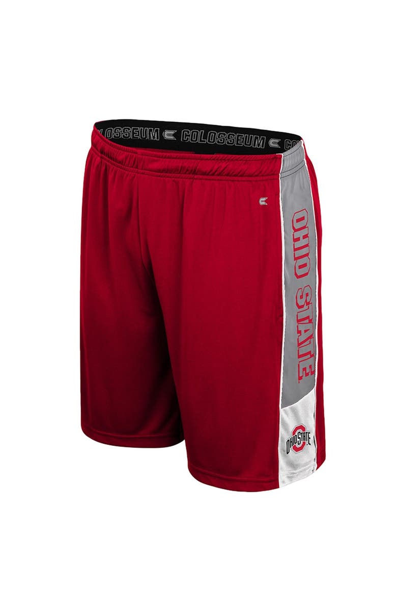 COLOSSEUM Men's Colosseum Scarlet Ohio State Buckeyes Quantum Shorts, Alternate, color, 