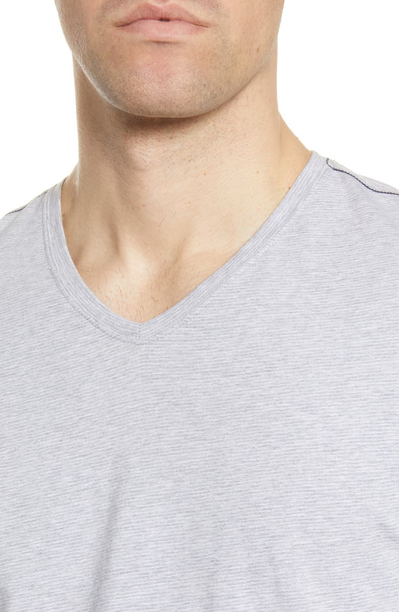 Fundamental Coast Stripe V-Neck T-Shirt, Alternate, color,
