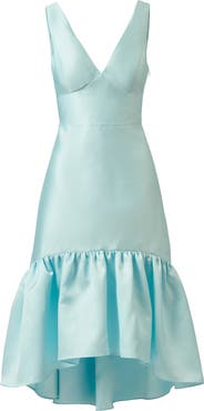 Adrianna Papell Mikado High-Low Cocktail Dress