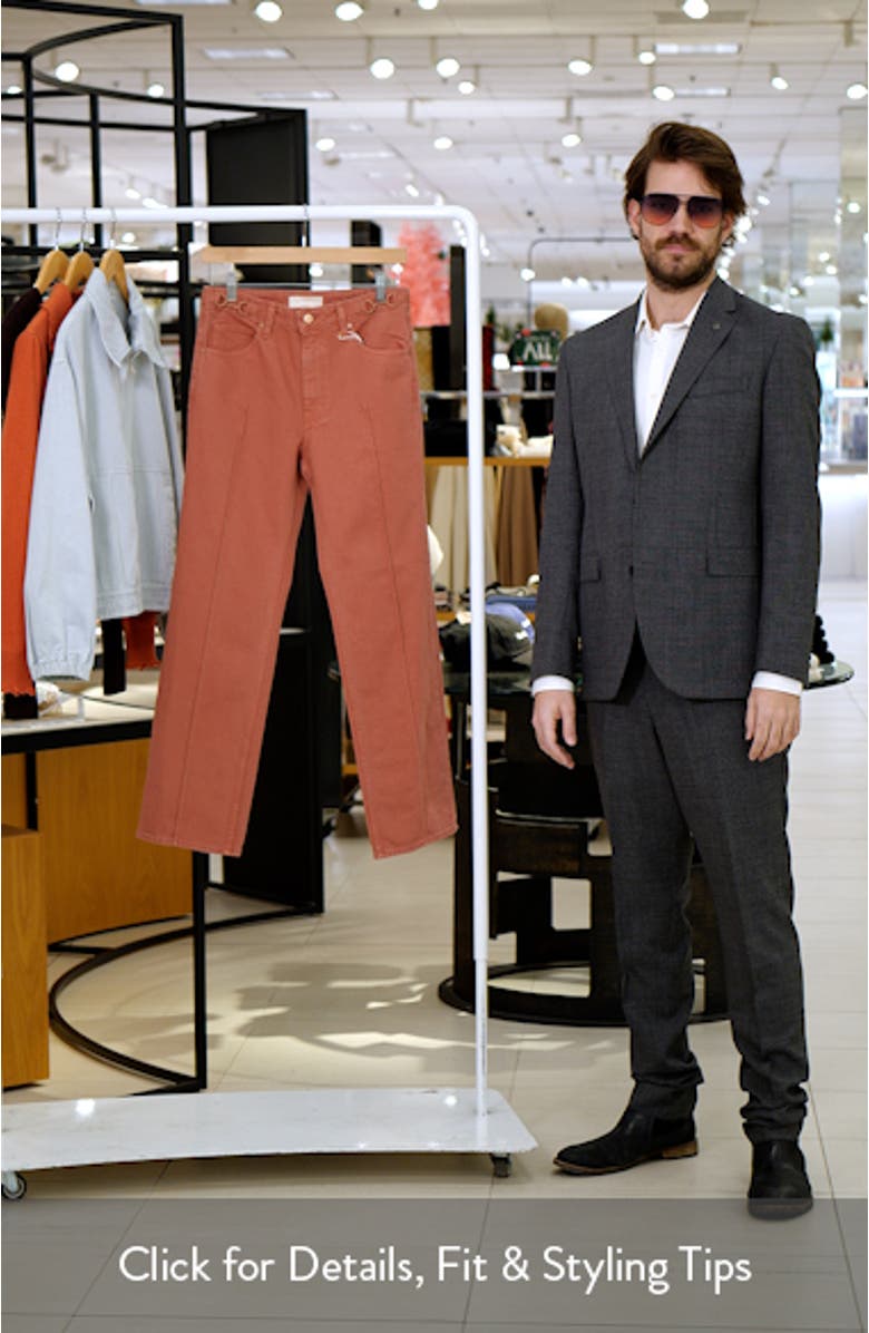 Agatha Mid Rise Straight Leg Jeans, sales video thumbnail