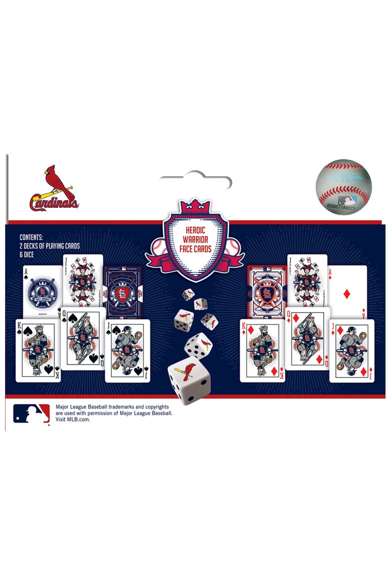 St. Louis Cardinals Playing Cards & Dice, Alternate, color, Multicolor