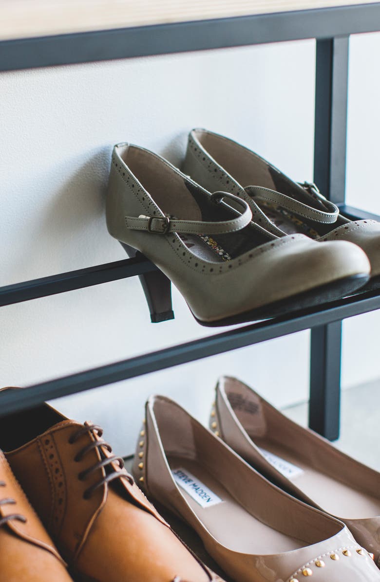 Yamazaki Bench Shoe Rack, Alternate, color, Black