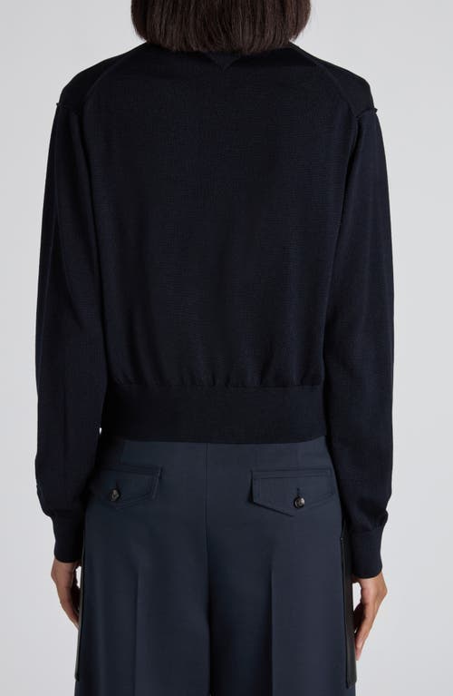 Bottega Veneta Knot Button Twin Set In Blue