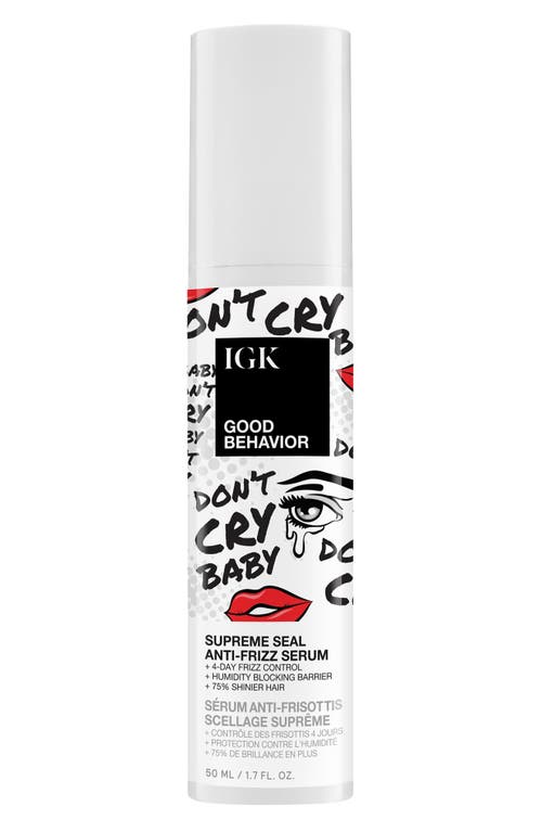 Igk Good Behavior Supreme Seal Smoothing Serum-oil