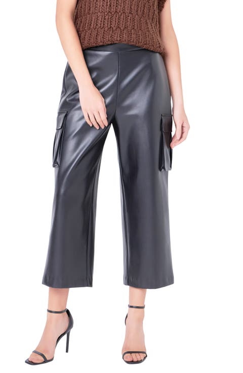 Women's Leather Cargo Pants | Nordstrom