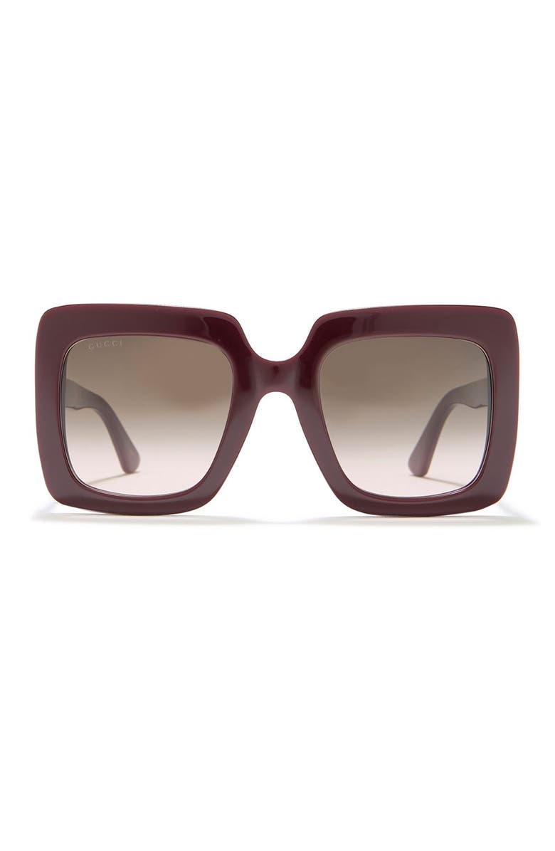 Gucci 53mm Oversized Sunglasses, Alternate, color,